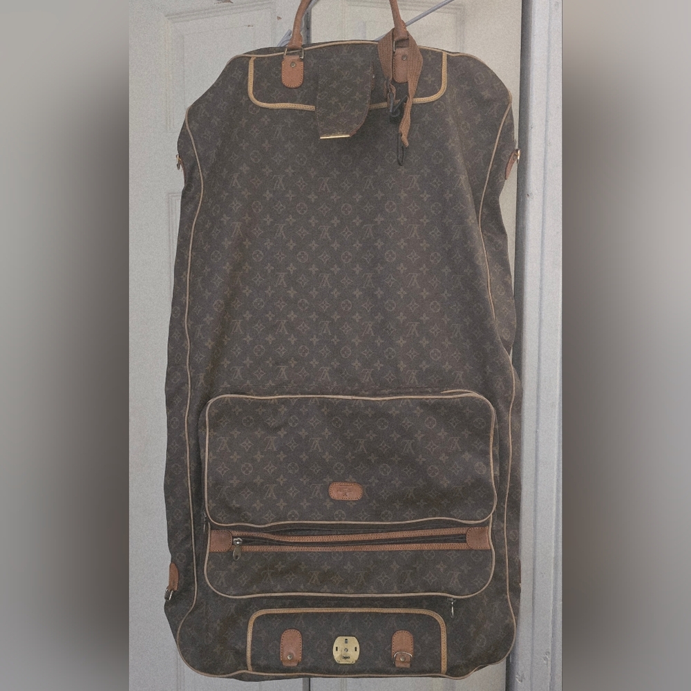 Louis Vuitton Brown Monogram Travel Bag